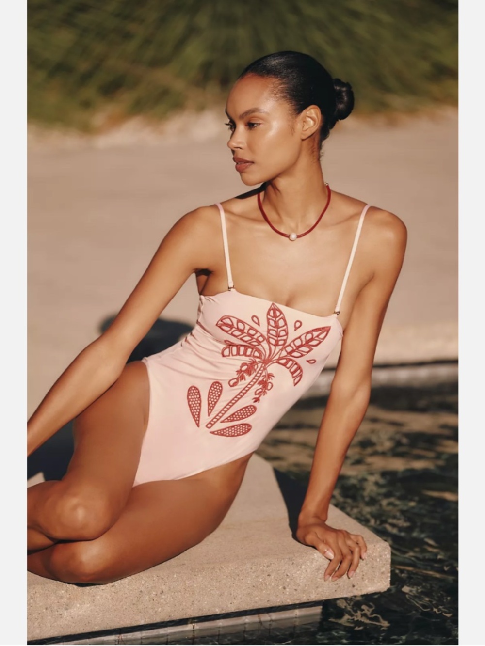 NWT ANTHROPOLOGIE FARM RIO ARABESC ONE PIECE SWIMSUIT